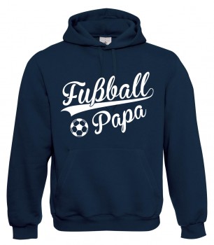 Fußball Papa Marineblau