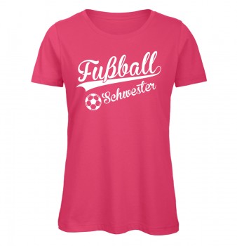 Fußball Schwester T-Shirt Pink