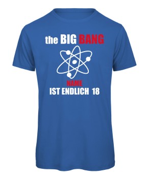 The Big Bang - Geburtstags T-Shirt Royalblau
