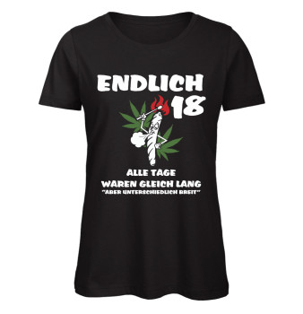 Preview: 18 - Alle Tage waren gleich lang - Frauen Geburtstags T-Shirt Preview: 18 - Alle Tage waren gleich lang - Frauen Geburtstags T-Shirt - Schwarz