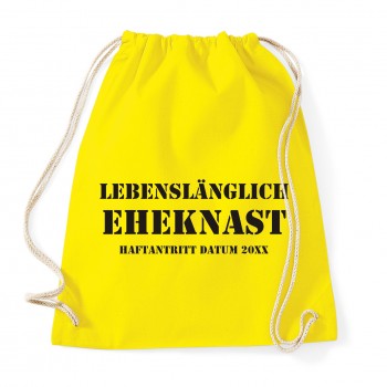 Haftantritt - JGA Rucksack Yellow