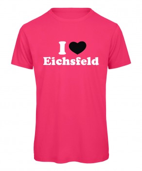 I love Eichsfeld Herz Neonpink