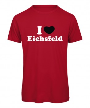 I love Eichsfeld Herz Rot