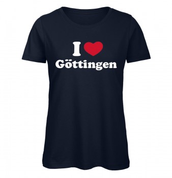 I love Göttingen Herz 2 Marineblau