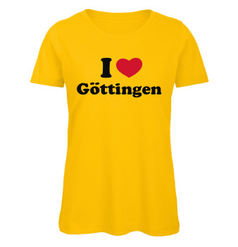 I love Göttingen Herz 2 Gelb