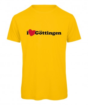 I love Göttingen Herz 3 Gelb