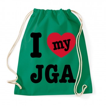 I Love My JGA - JGA Rucksack  Kelly Green