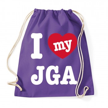 I Love My JGA - JGA Rucksack  Purple