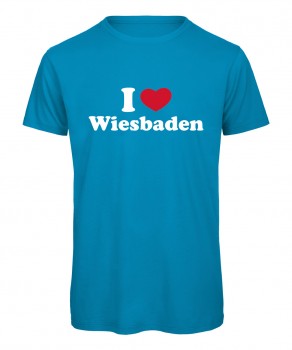 I love Wiesbaden Herz 2 Azur
