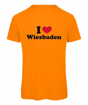 I love Wiesbaden Herz 3 Neonorange