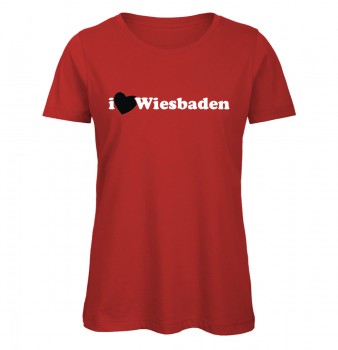 I love Wiesbaden Herz 3 Rot