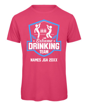 Preview: JGA Extrem Drinking Team Herren T-Shirt Schwarz