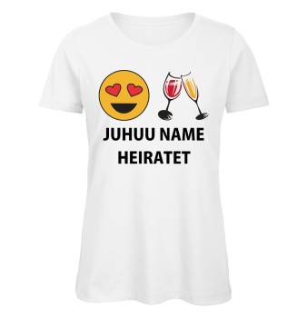 Juhuu sie heiratet - Frauen JGA T-Shirt