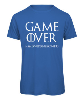 Game over, wedding is coming - JGA T-Shirt für Männer Königsblau