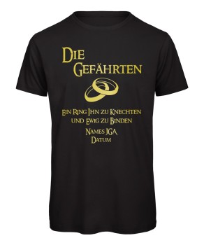 Die Gefährten - JGA T-Shirt Schwarz