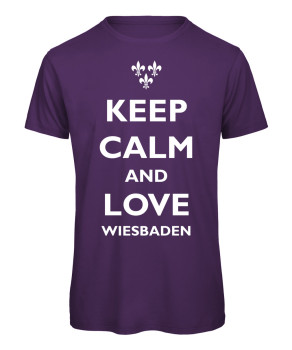 keep calm and love Wiesbaden - Kinder Purple