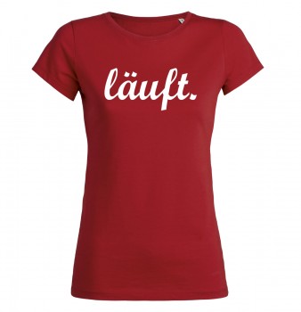 Läuft Fun Frauen T-Shirt Rot