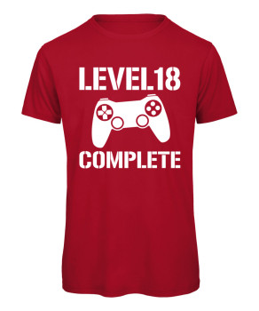 Level 18 Complete Herren T-Shirt - Rot