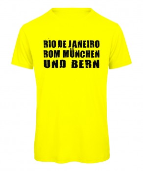 Rio de Janeiro Rom München und Bern! Neongelb
