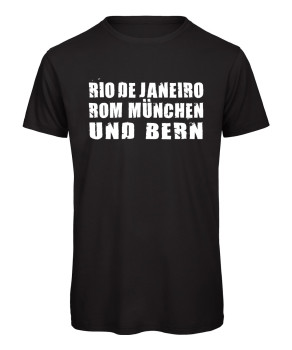 Rio de Janeiro Rom München und Bern! Fußball WM T-Shirt