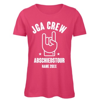 Rock Crew Frauen JGA T-Shirt Pink