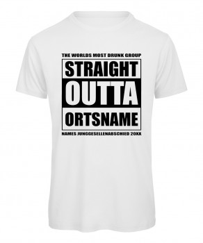 Straight Outta Ortsname Weiß