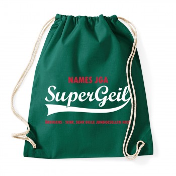 Super geil - JGA Rucksack  Bottle Green