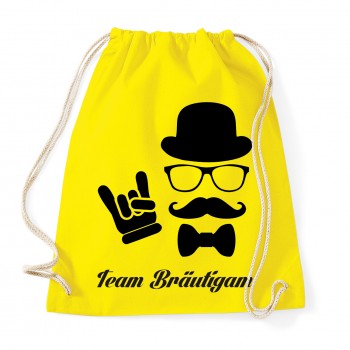 Team Bräutigam - JGA Rucksack  Yellow