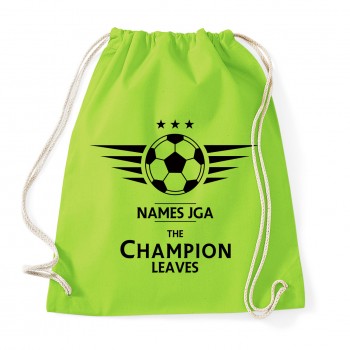 The Champion Leaves - JGA Rucksack  Lime Green