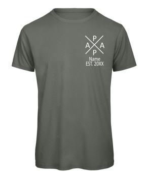 Preview: Papa X T-Shirt personalisiert in Hellolive