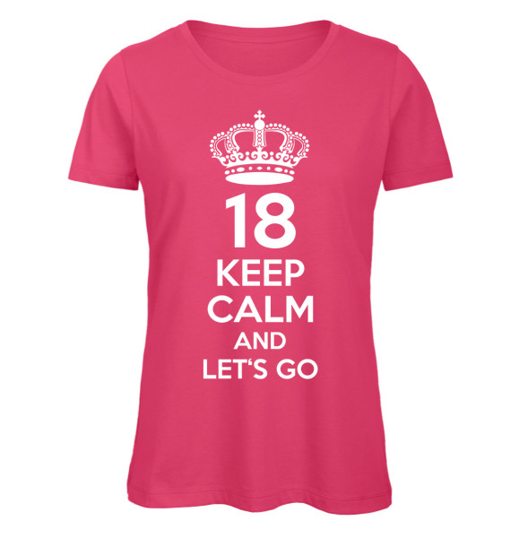 Keep Calm T-Shirt Pink