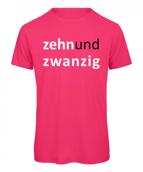 Zehn und Zwanzig - T-Shirt Neonpink