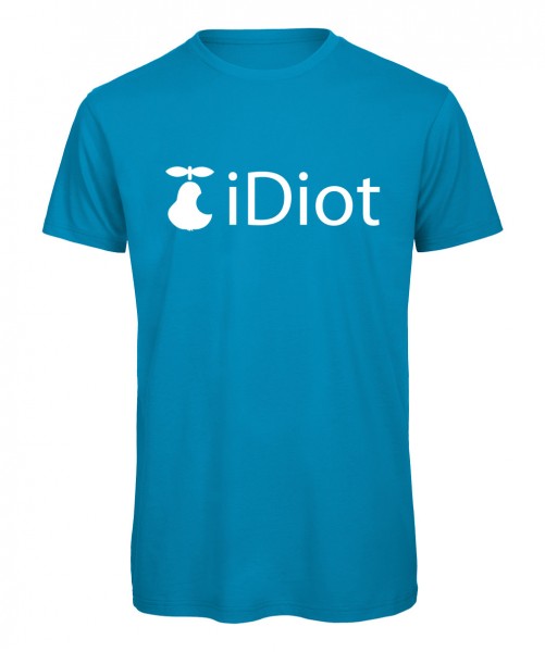 iDiot T-Shirt Azur