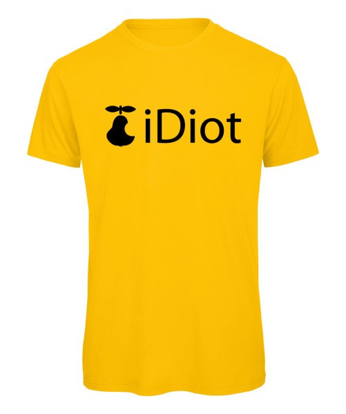 iDiot T-Shirt Gelb