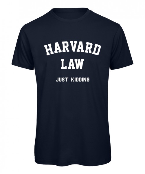 Harvard Law - T-Shirt Marineblau