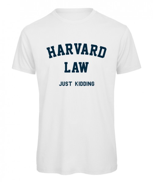 Harvard Law - T-Shirt Weiß