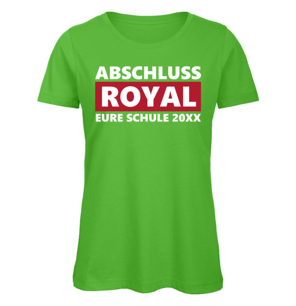 Abschluss Royal - Abschluss T-Shirt für Mädels - Grün