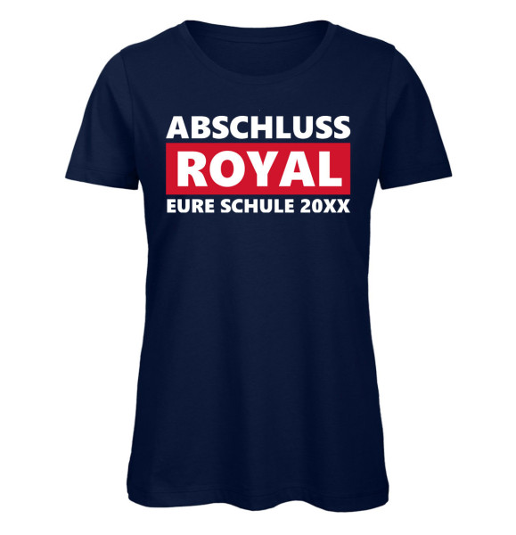 Abschluss Royal - Abschluss T-Shirt für Mädels - Marineblau