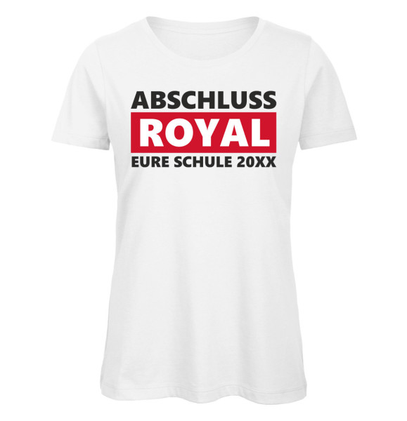 Abschluss Royal - Abschluss T-Shirt für Mädels - Weiß