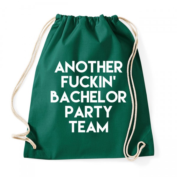 Another Fuckin Bachelor Party Team Bottle Green