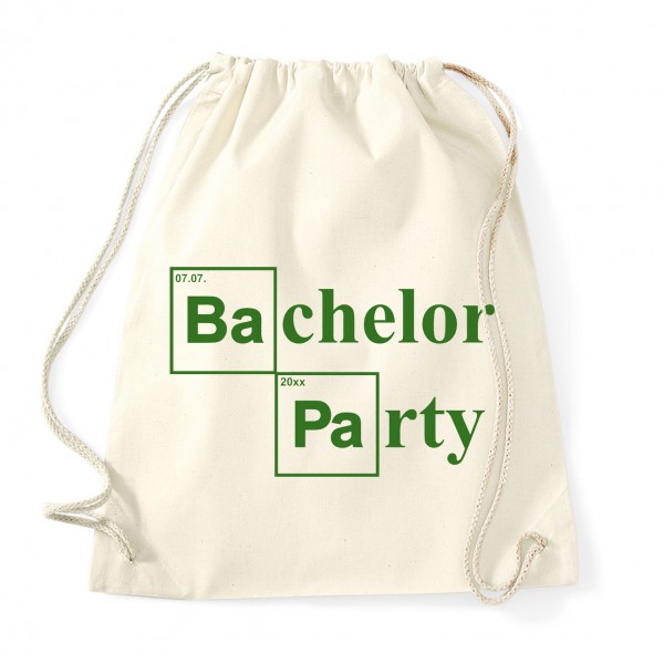 Bachelor Party - JGA Baumwollrucksack  Natural