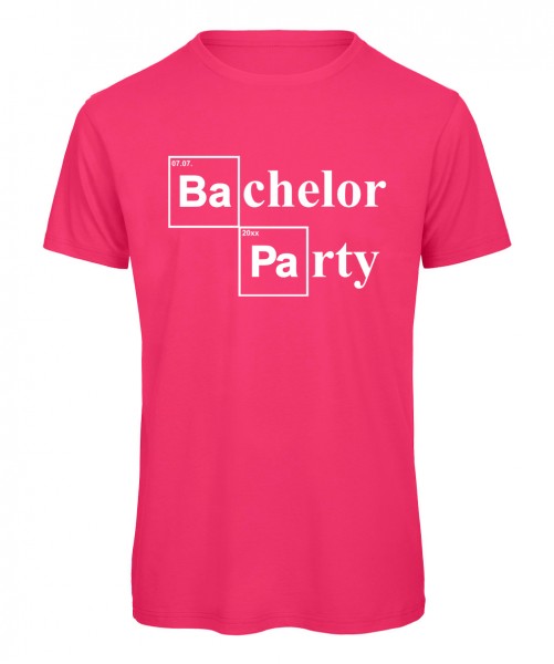 Bachelor Party JGA T-Shirt Neonpink