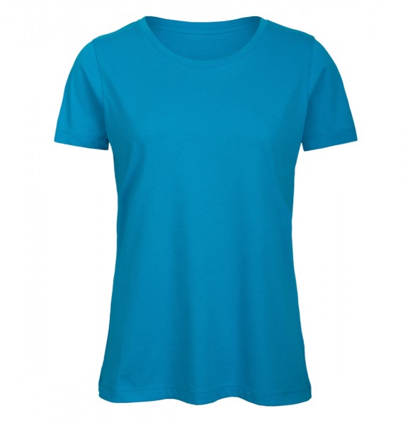 Damen T-Shirt Azur