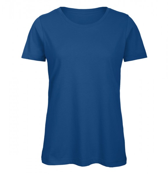 Damen T-Shirt Royalblau