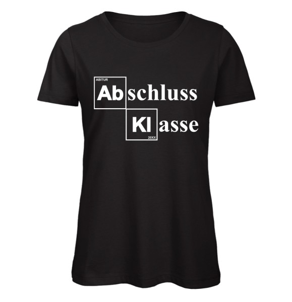 Chemie ABI Klassen T-Shirt Schwarz