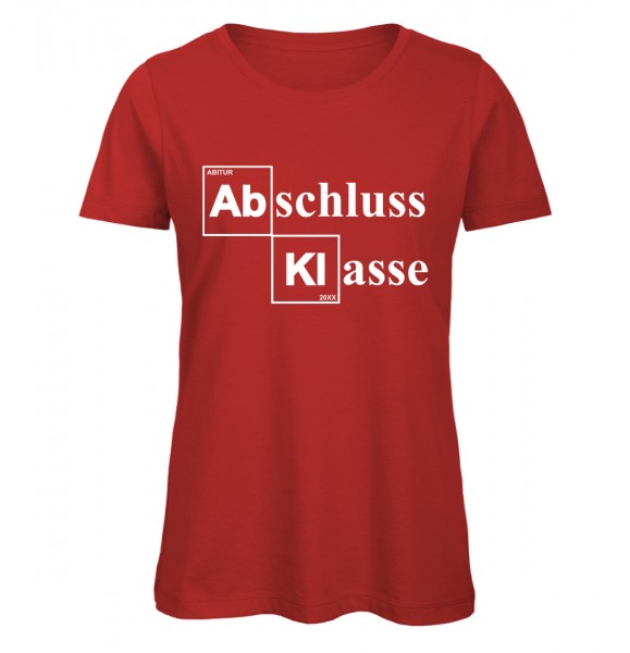 Chemie ABI Klassen T-Shirt Rot