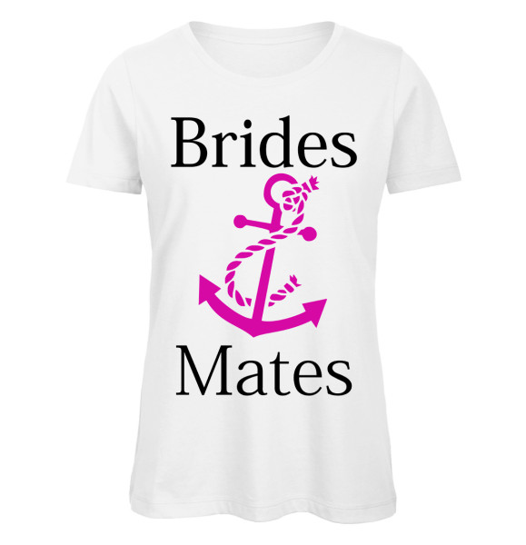 Bride Mates Frauen JGA Shirt Weiß