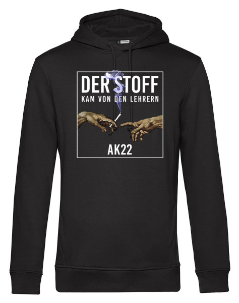 Der Stoff kam von den Lehrern Abschluss-Hoody Schwarz