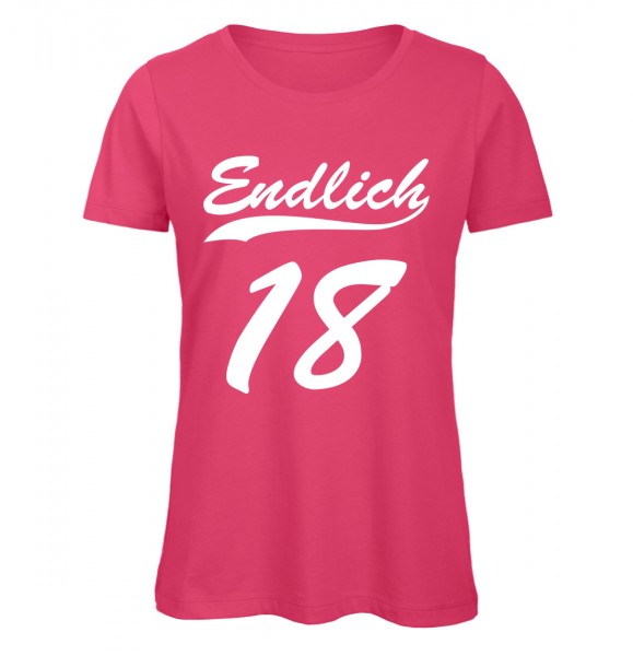 Endlich 18 T-Shirt Girls Pink