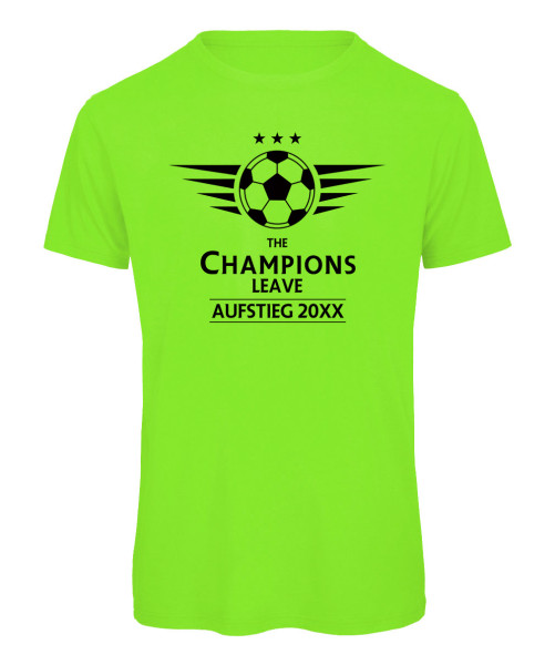 Champions leave Aufstieg Neongrün